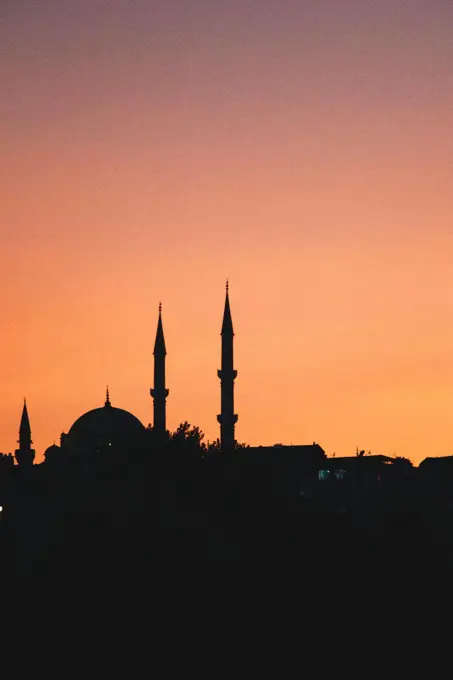 Ottoman style mosque in Istanbul