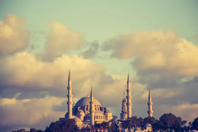 Ottoman style mosque in Istanbul