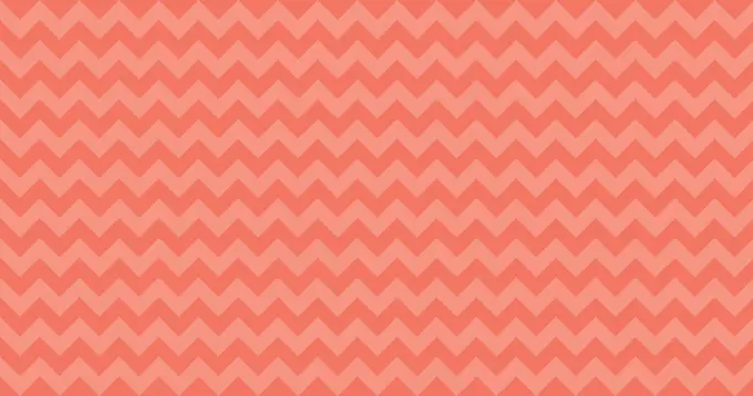 Chevron Horizontally Seamless Vector Pattern Tile in Coral Color. Zigzag Stripes. vector illustration background.