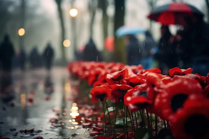 Armistice Day and Remembrance. Generative AI