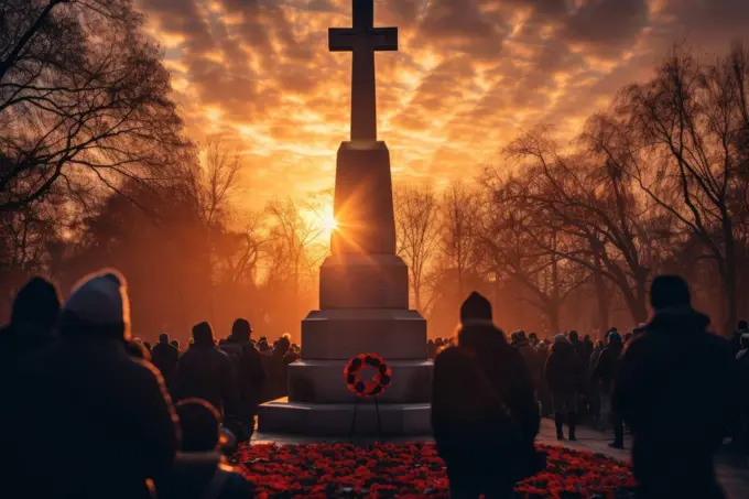 Armistice Day and Remembrance. Generative AI