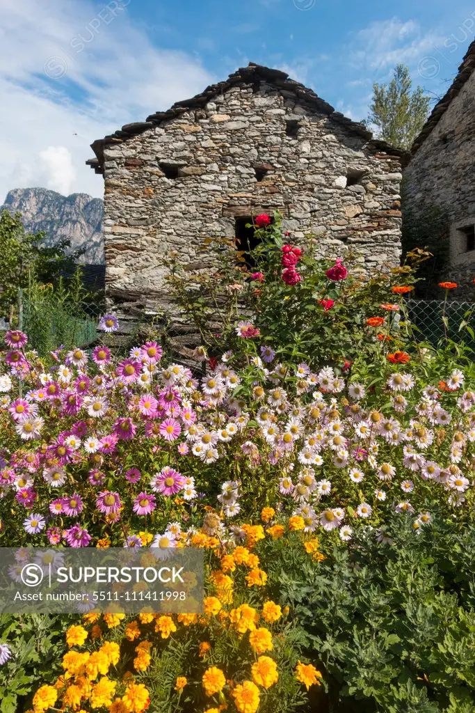 Stone house, Tessin, near Lago Maggiore, Switzerland