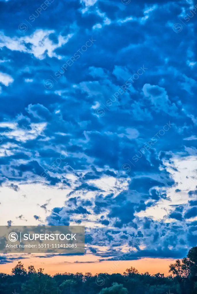 Landscape in Auvergne, France, Auvergne