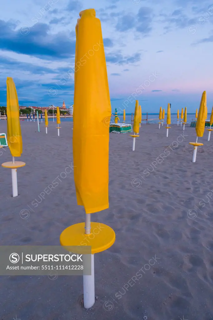 Tourist Beach Village of Grado, Friuli-Venezia Giulia, Italy, Friaul-Julian Venetia, Grado