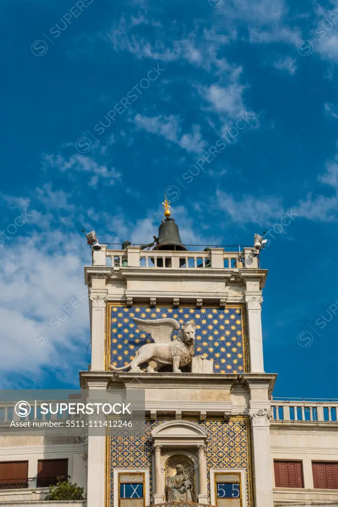 Torre dell Orologio, Piazza San Marco, Venice, Venetia, Italy