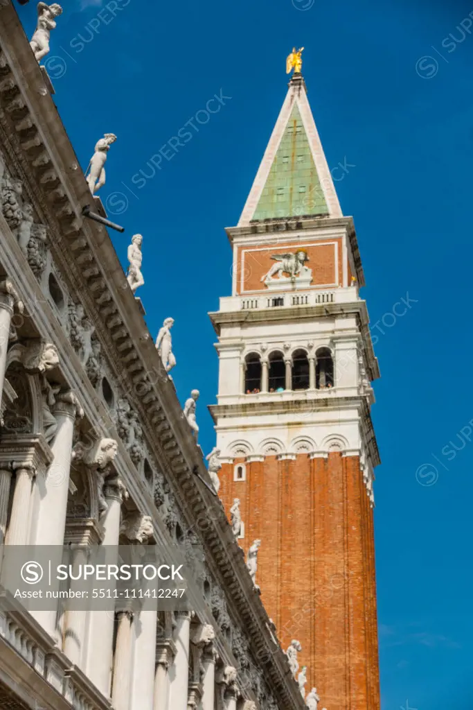 Campanile, Piazza San Marco, Venice, Venetia, Italy