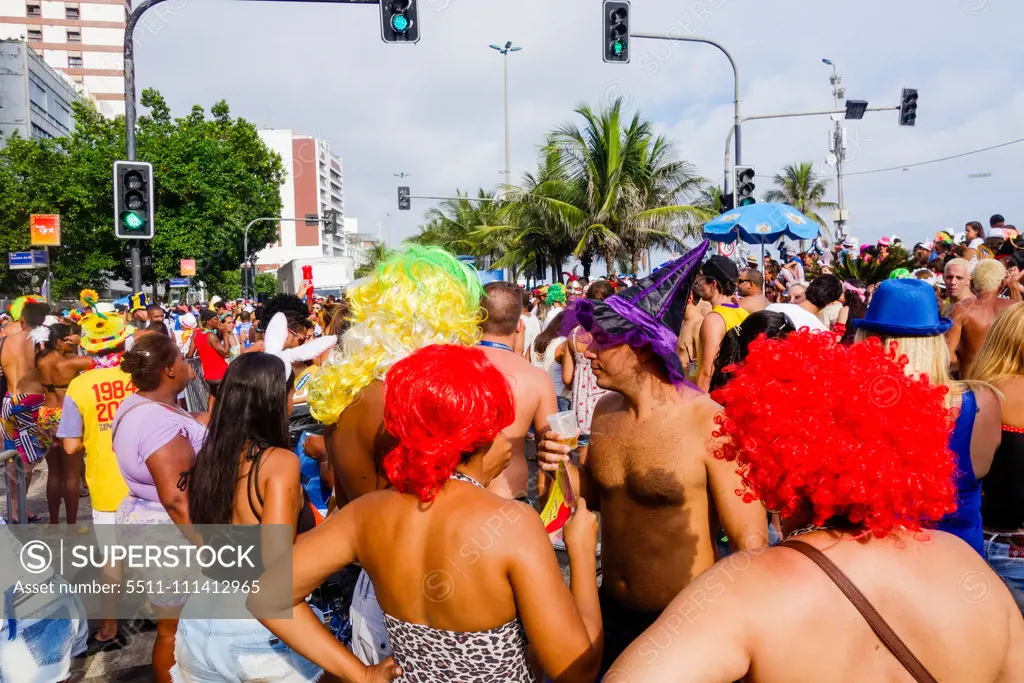 Rio de Janeiro, street carnival, Brazil