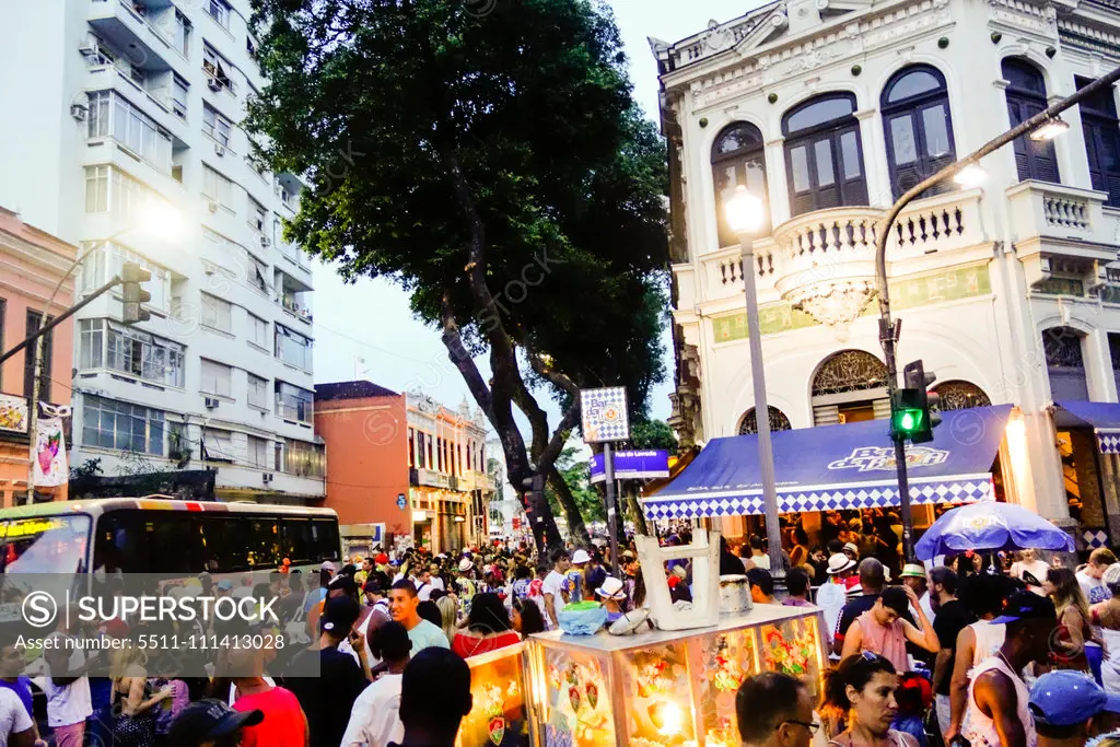 Rio de Janeiro, Lapa, street carnival, Brazil