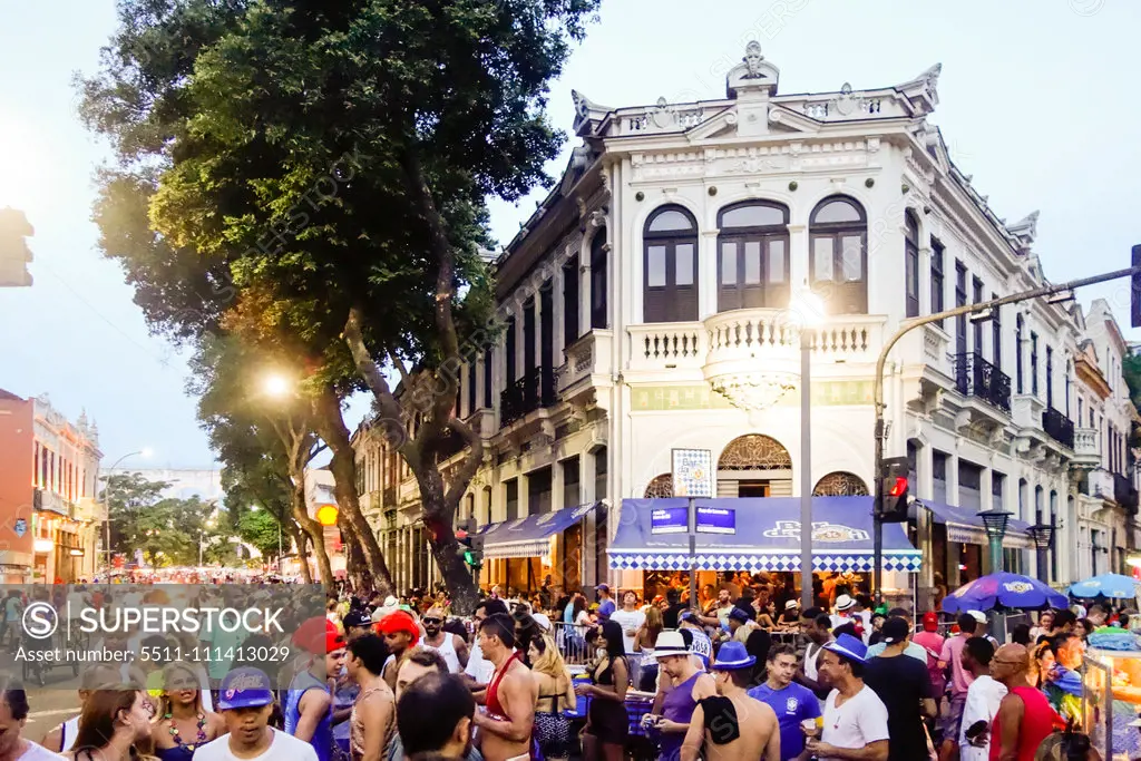 Rio de Janeiro, Lapa, street carnival, Brazil