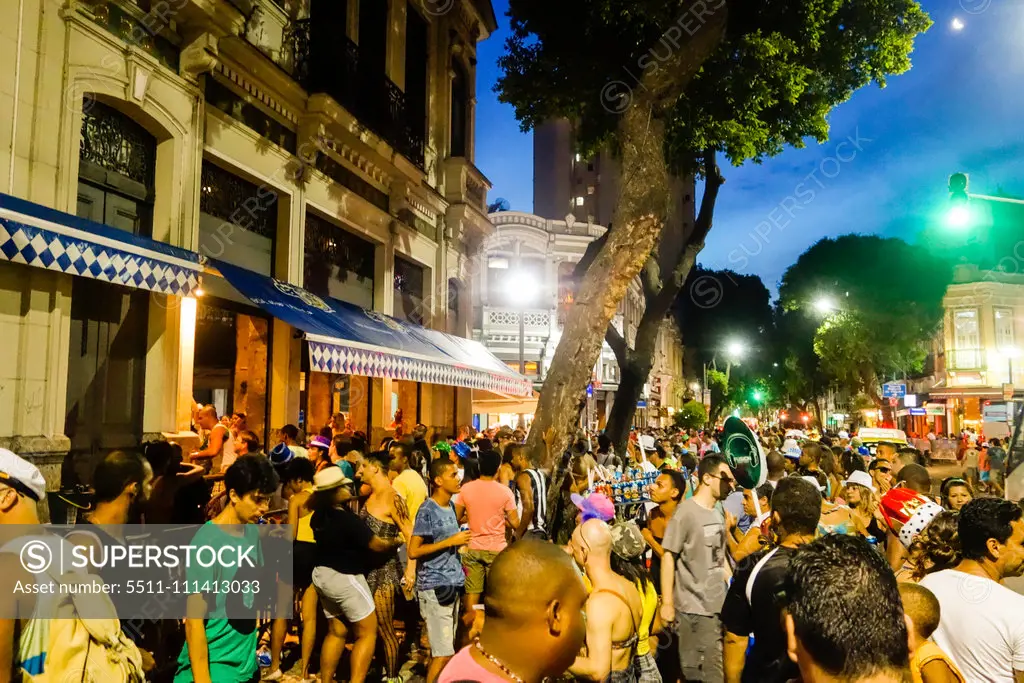 Rio de Janeiro, Lapa, street carnival, Brazil