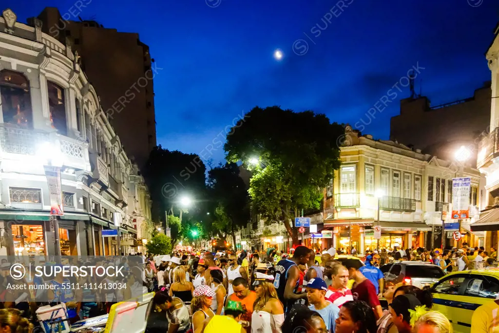 Rio de Janeiro, Lapa, street carnival, Brazil