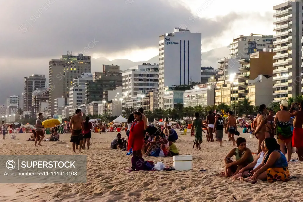 Rio de Janeiro, Ipanema Beach, Brazil