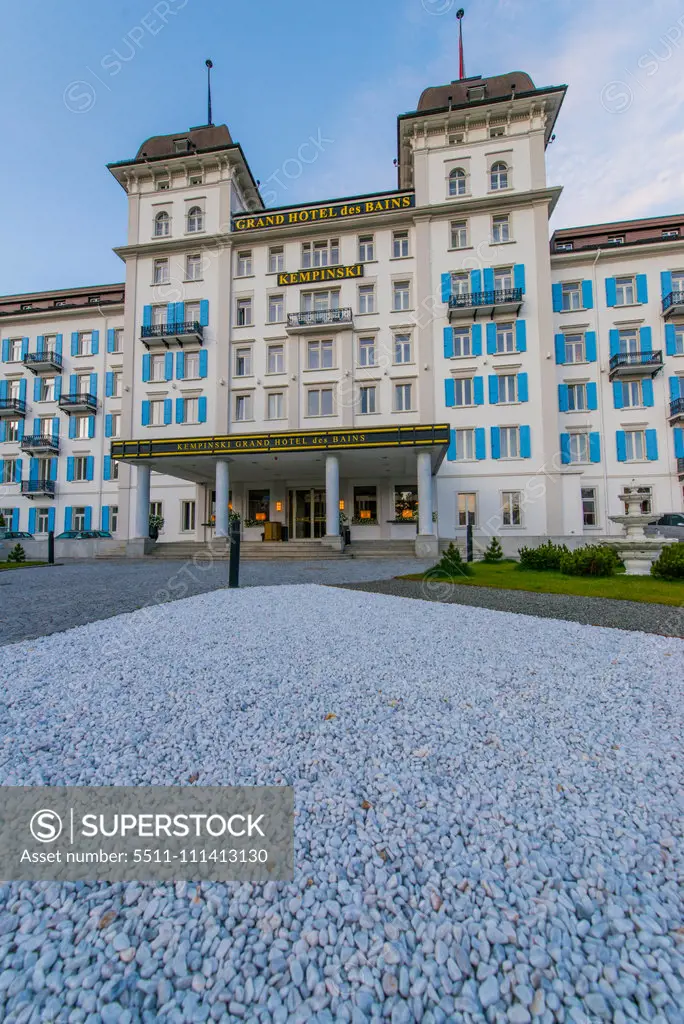 Kempinski, Grand Hotel des Bains, St. Moritz, Switzerland, Grisons