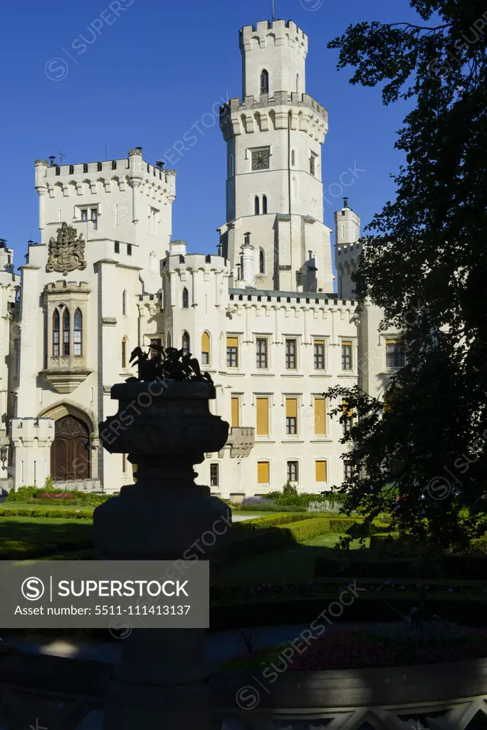 Castle Hluboka nad Vltavou, Frauenberg, Czech Republic, Southern Bohemia, Hluboca