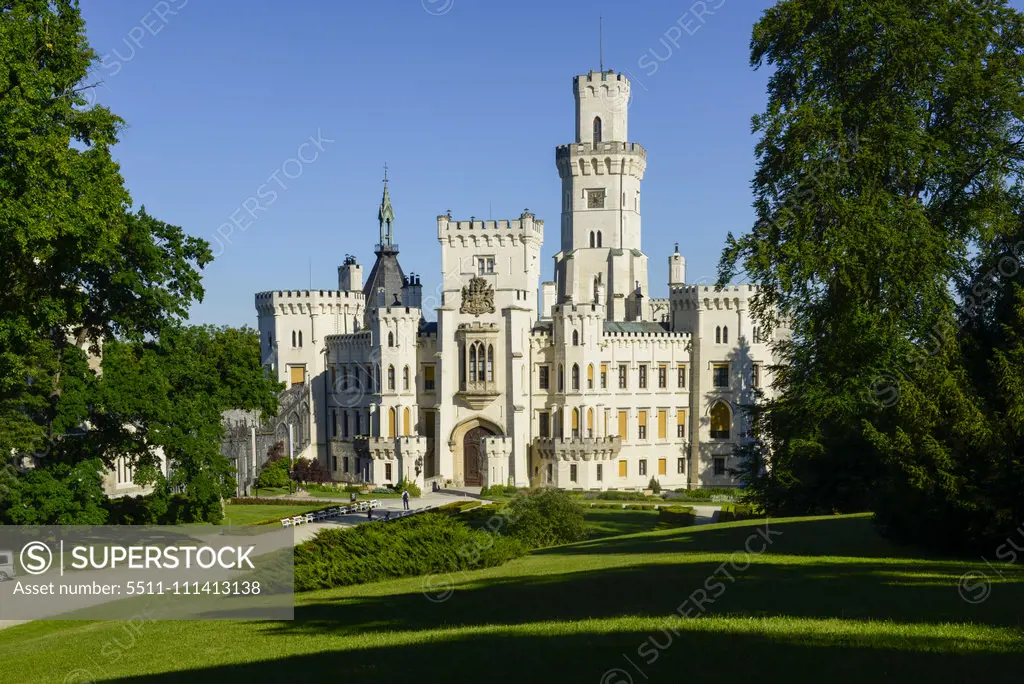 Castle Hluboka nad Vltavou, Frauenberg, Czech Republic, Southern Bohemia, Hluboca