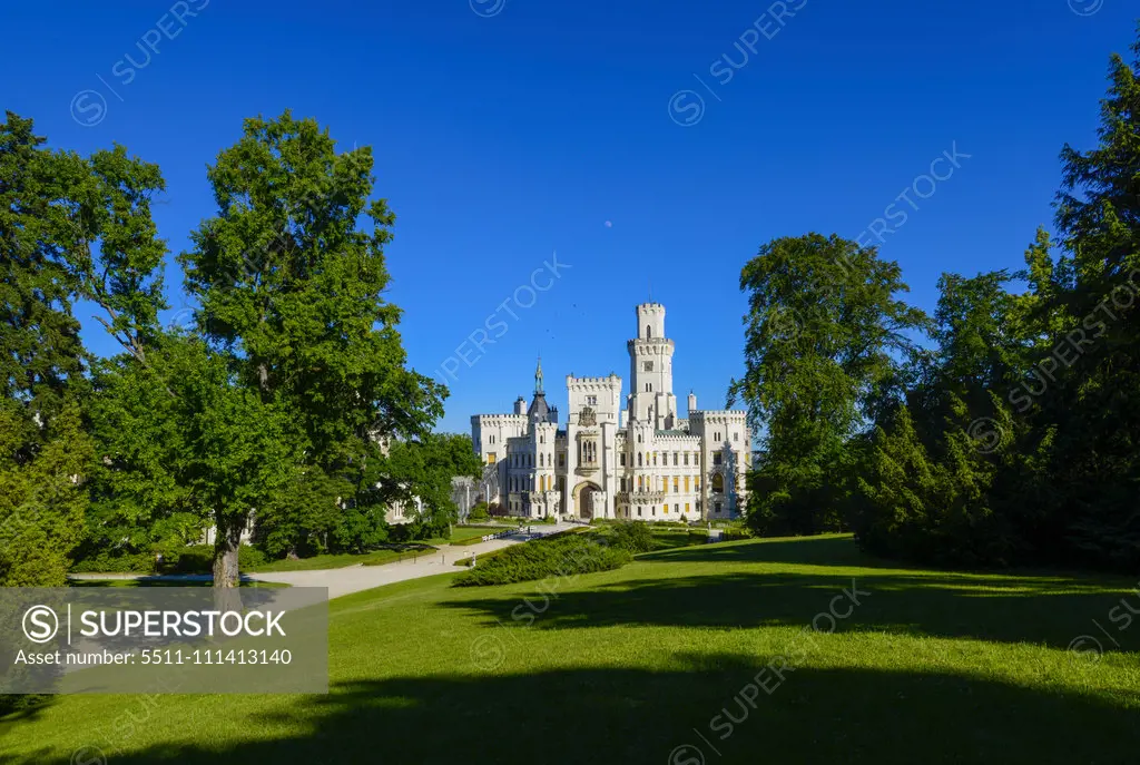 Castle Hluboka nad Vltavou, Frauenberg, Czech Republic, Southern Bohemia, Hluboca