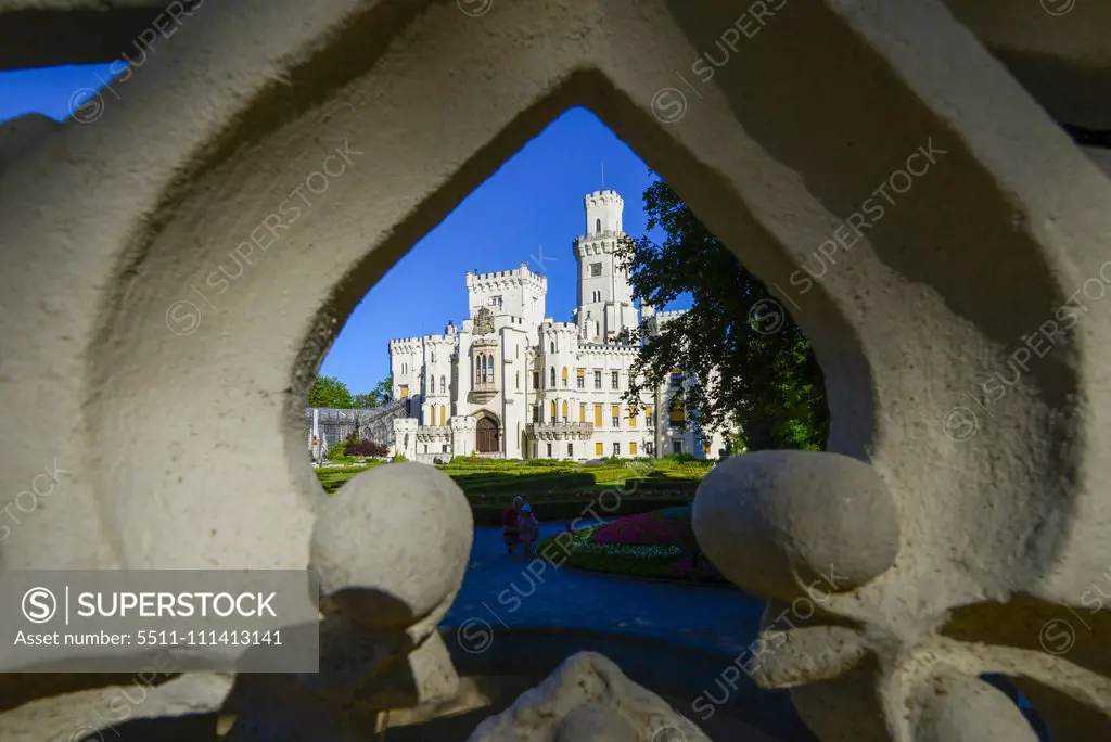 Castle Hluboka nad Vltavou, Frauenberg, Czech Republic, Southern Bohemia, Hluboca