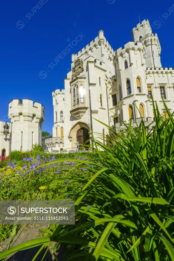 Castle Hluboka nad Vltavou, Frauenberg, Czech Republic, Southern Bohemia, Hluboca