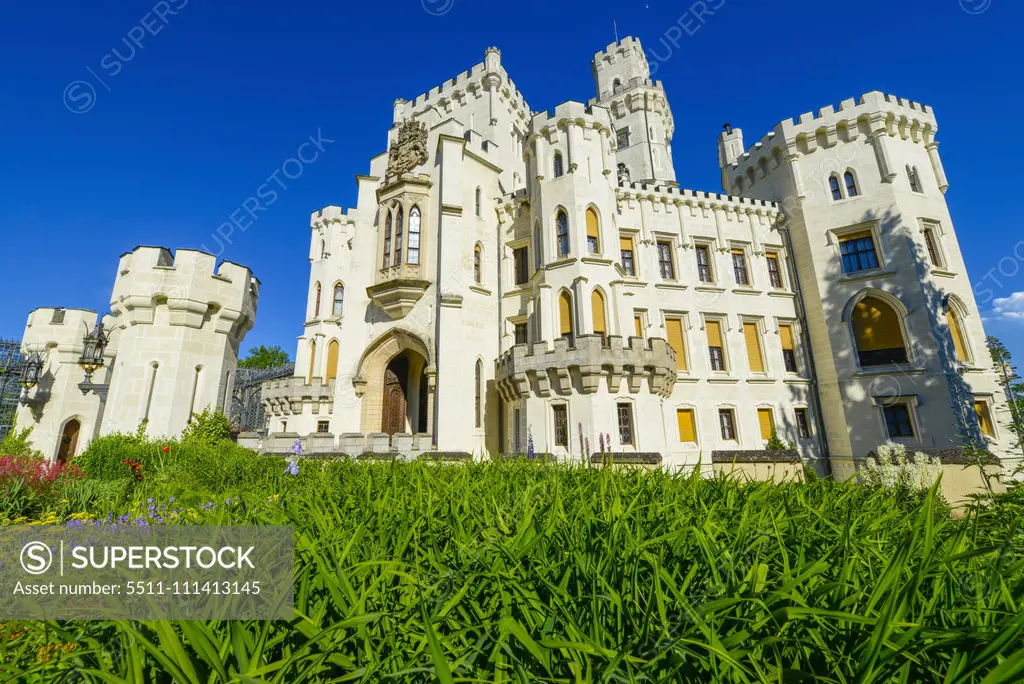 Castle Hluboka nad Vltavou, Frauenberg, Czech Republic, Southern Bohemia, Hluboca