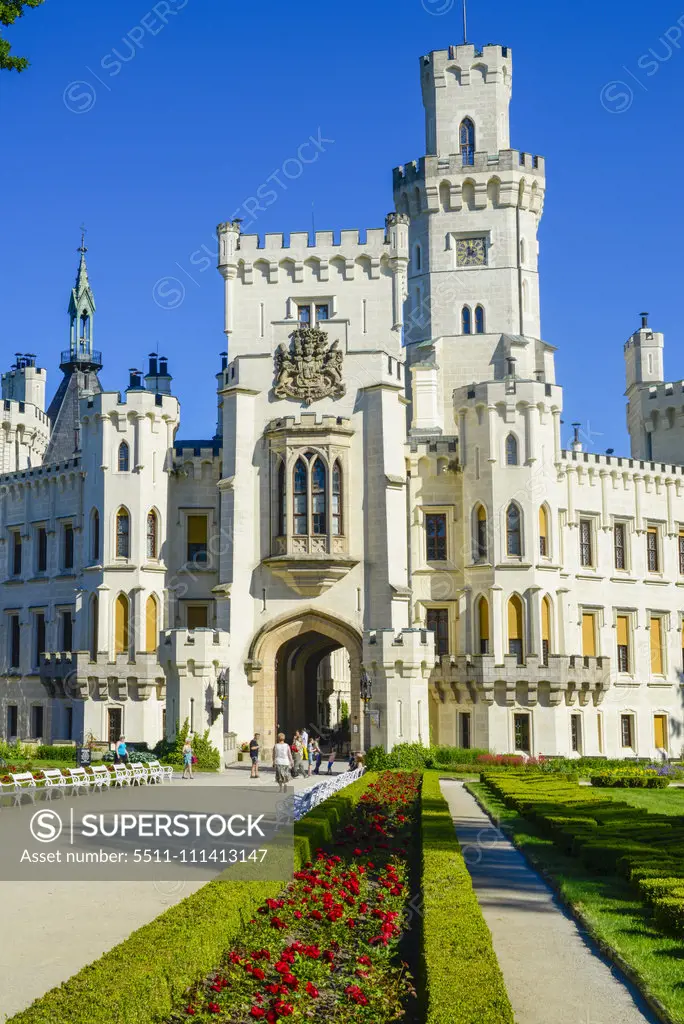 Castle Hluboka nad Vltavou, Frauenberg, Czech Republic, Southern Bohemia, Hluboca