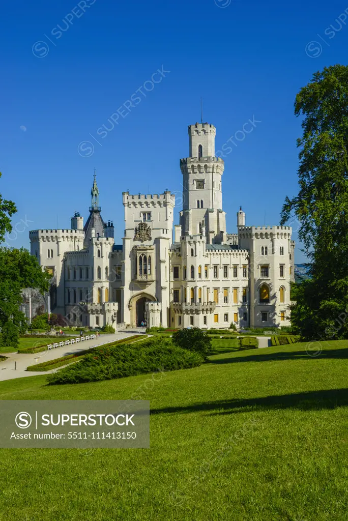 Castle Hluboka nad Vltavou, Frauenberg, Czech Republic, Southern Bohemia, Hluboca