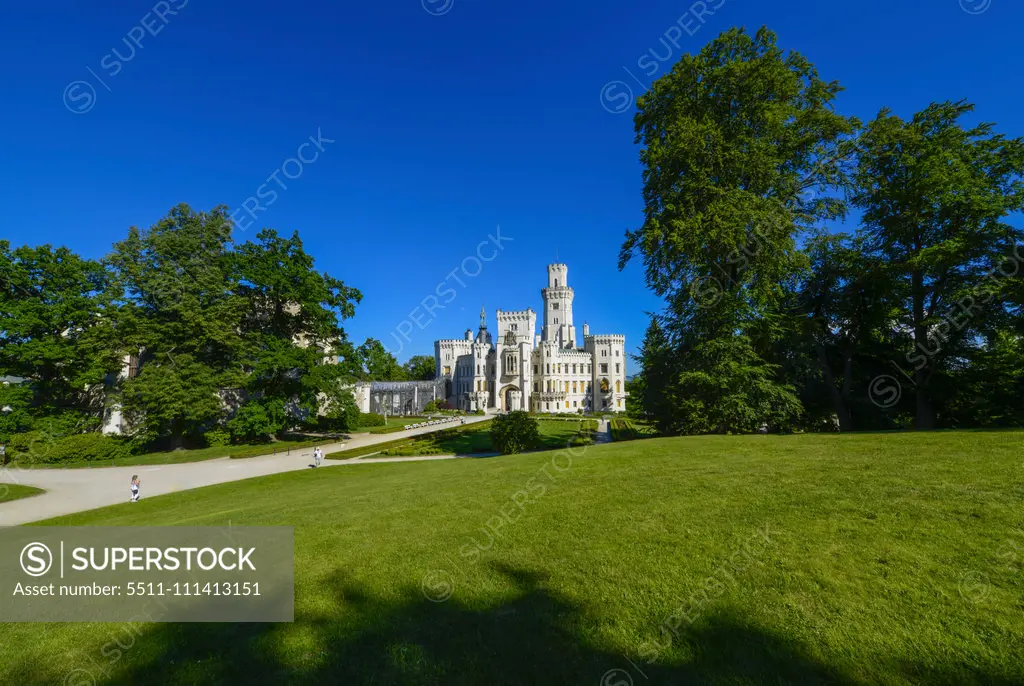 Castle Hluboka nad Vltavou, Frauenberg, Czech Republic, Southern Bohemia, Hluboca