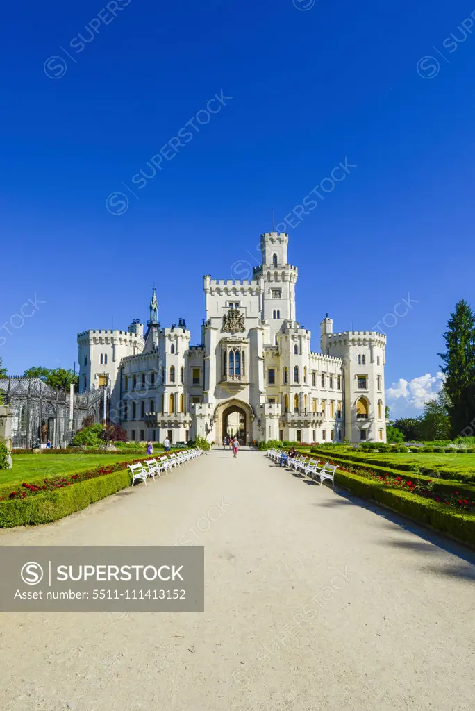 Castle Hluboka nad Vltavou, Frauenberg, Czech Republic, Southern Bohemia, Hluboca