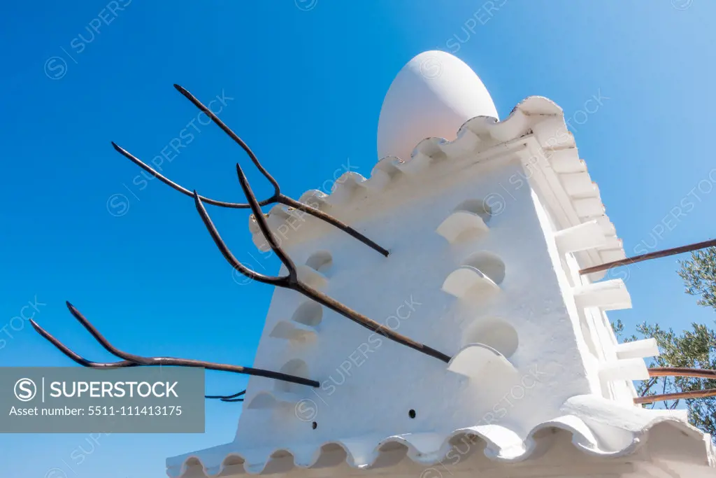 Olive Garden of artist Salvador Dali, Port Lligat, Cap de Creus, Costa Brava, Girona, Catalonia, Spain, Catalania, Portlligat