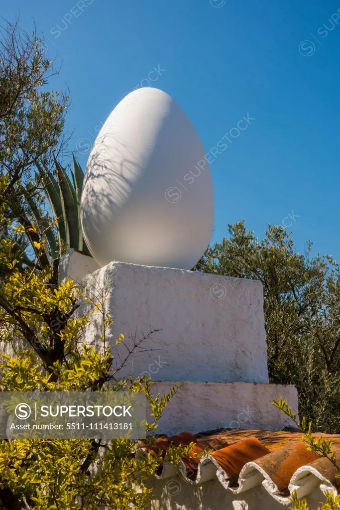 Olive Garden of artist Salvador Dali, Port Lligat, Cap de Creus, Costa Brava, Girona, Catalonia, Spain, Catalania, Portlligat