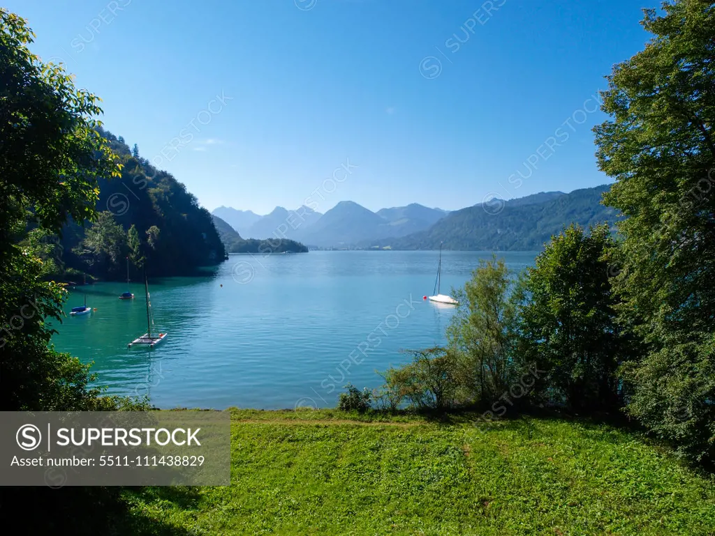 Lake Wolfgangsee, Austria, Salzburg, Salzkammergut, St Gilgen