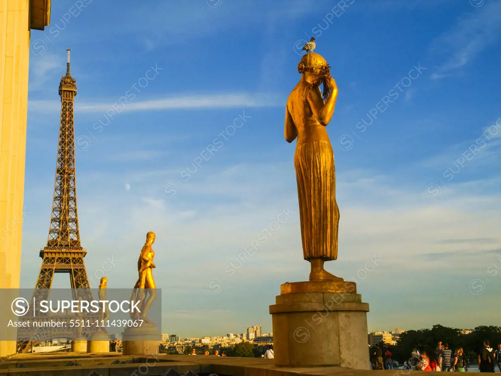 Paris, Eiffel Tower, Tour Eiffel, Trocadero, France