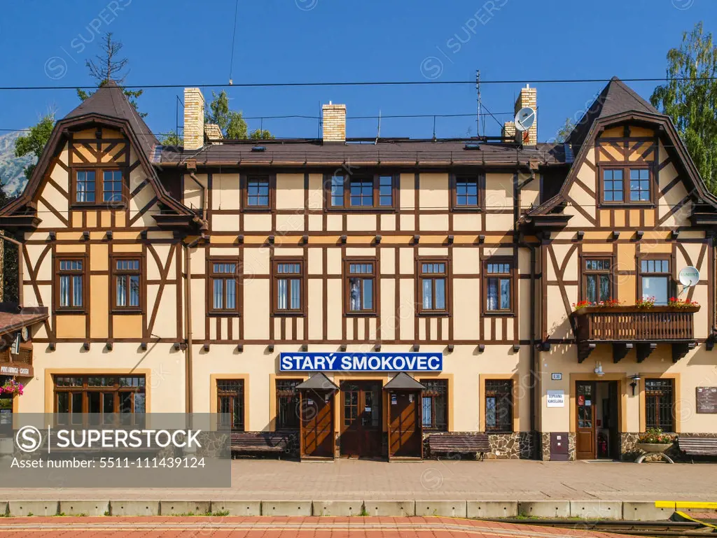 Stary Smokovec, railway station, Slovak Republic, Hohe Tatra