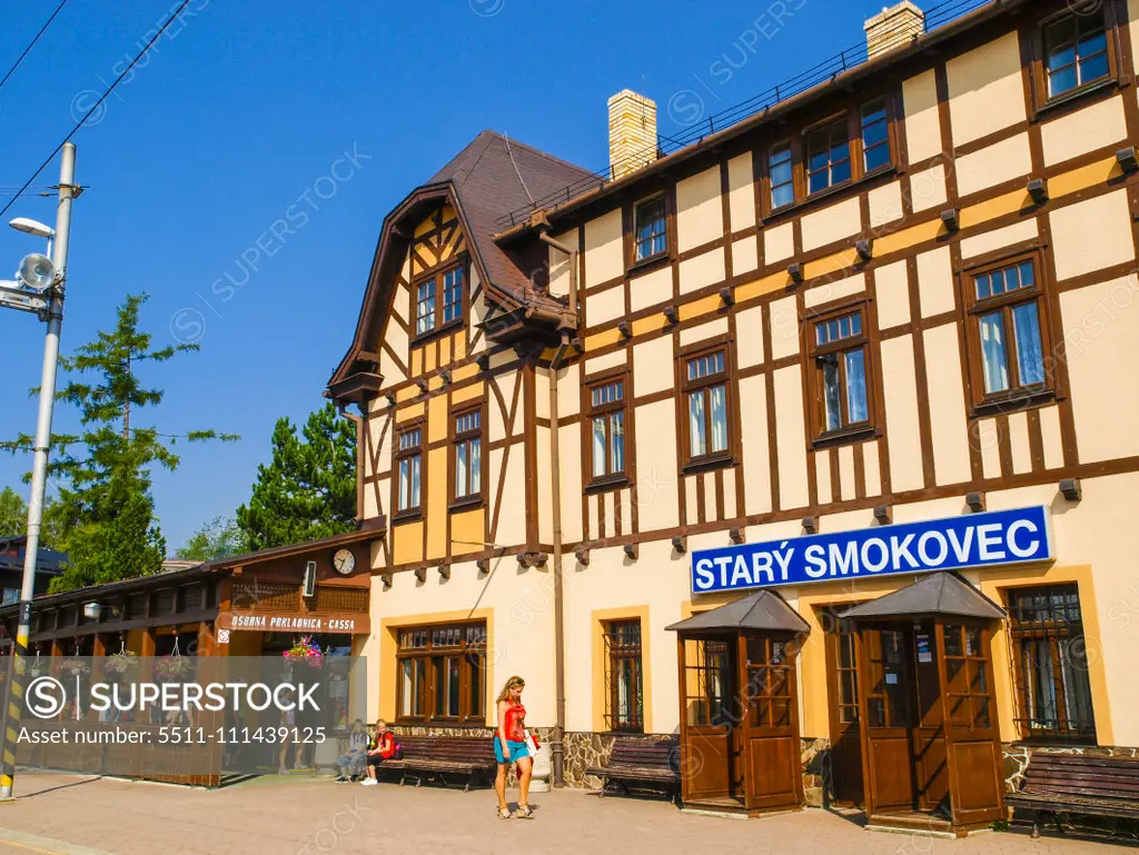 Stary Smokovec, railway station, Slovak Republic, Hohe Tatra