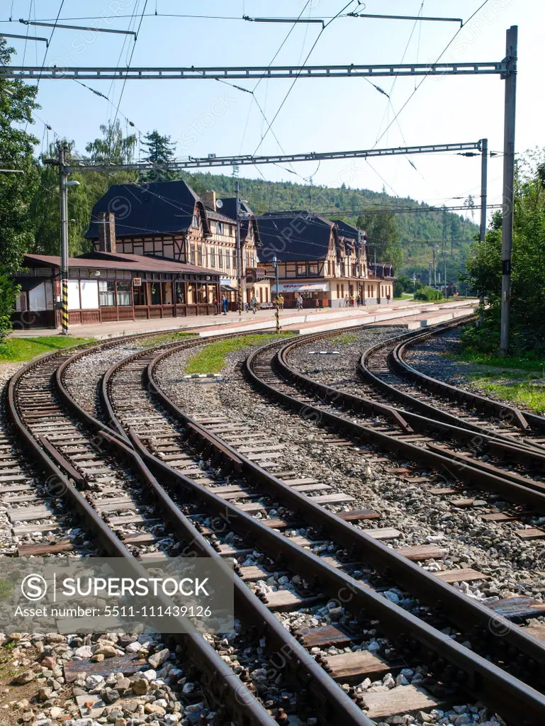 Stary Smokovec, railway station, Slovak Republic, Hohe Tatra