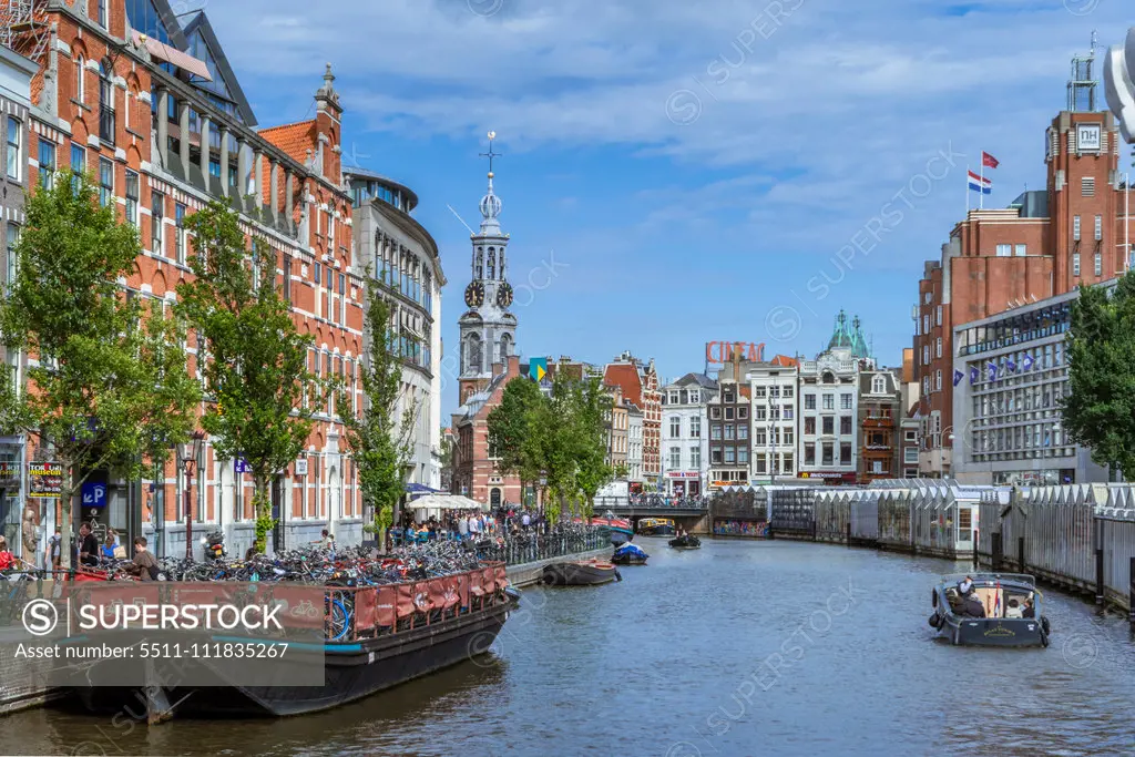 Munttoren Tower in Amsterdam, Netherlands