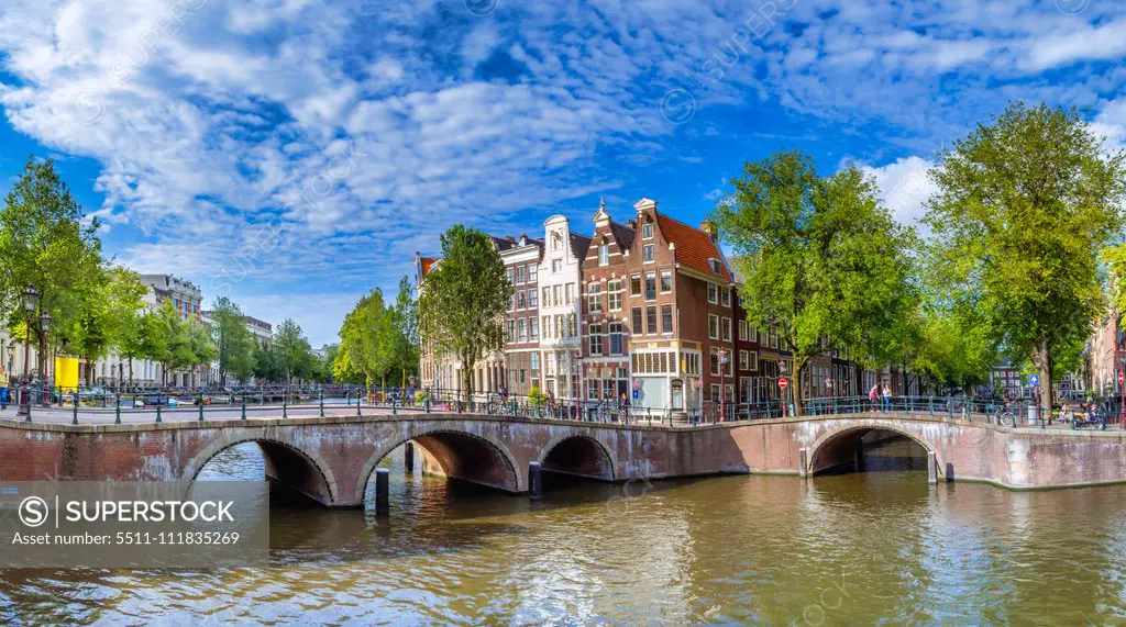 Keizersgracht and Leidsegracht in Amsterdam, Netherlands