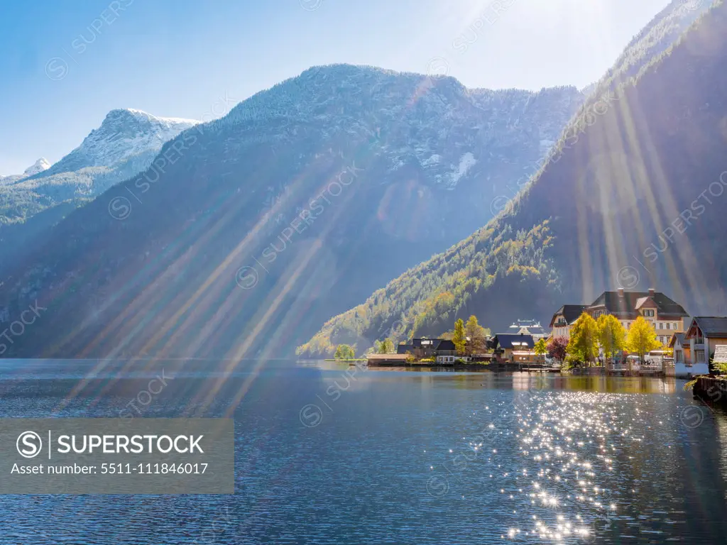 Hallstätter See, Salzkammergut, Oberösterreich, Österreich, Europa;Lake Hallstatt, Salzkammergut, Austria, Europe