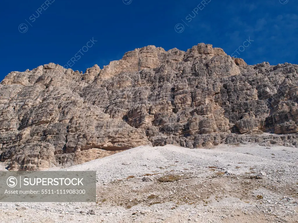 The Tre Cime, Dolomites, South Tyrol, Italy, Die Drei Zinnen;The Tre Cime, Dolomites, South Tyrol, Italy