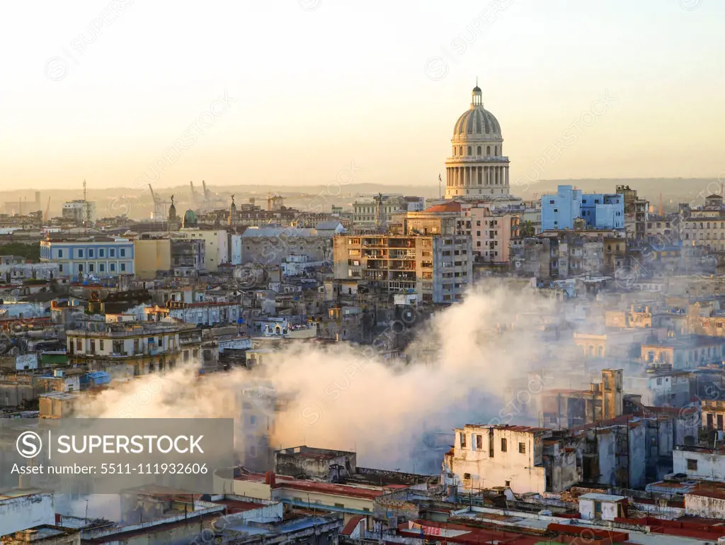 Havanna Vieja, old city, Capitol, Capitolio, Cuba, Havanna