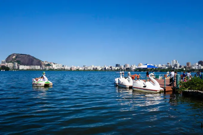 Rio de Janeiro, Lagoa Rodrigo de Freitas, Brazil