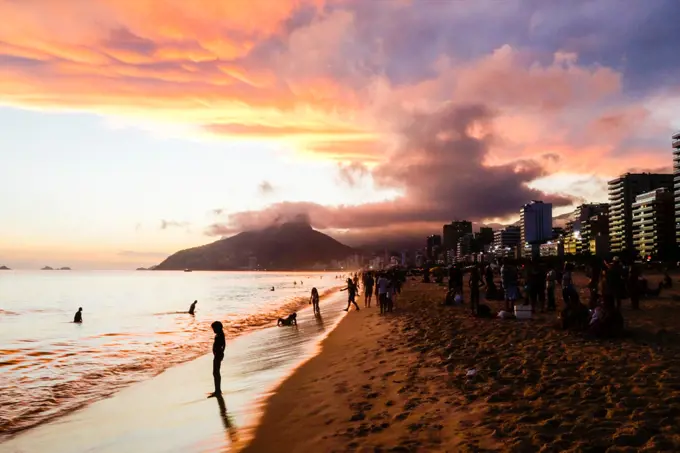 Rio de Janeiro, Ipanema Beach, Brazil