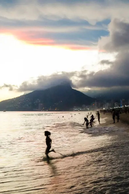 Rio de Janeiro, Ipanema Beach, Brazil