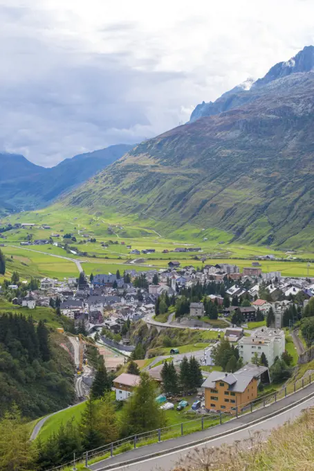 Andermatt, Urseren valley, Uri, Switzerland