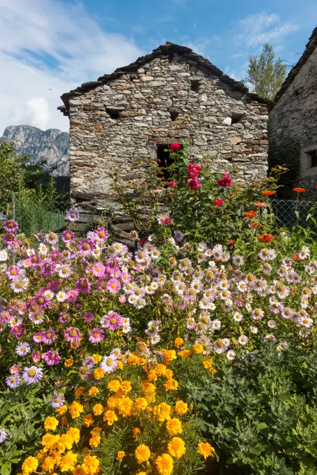 Stone house, Tessin, near Lago Maggiore, Switzerland