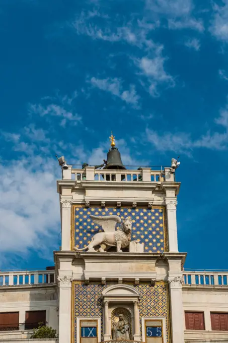 Torre dell Orologio, Piazza San Marco, Venice, Venetia, Italy