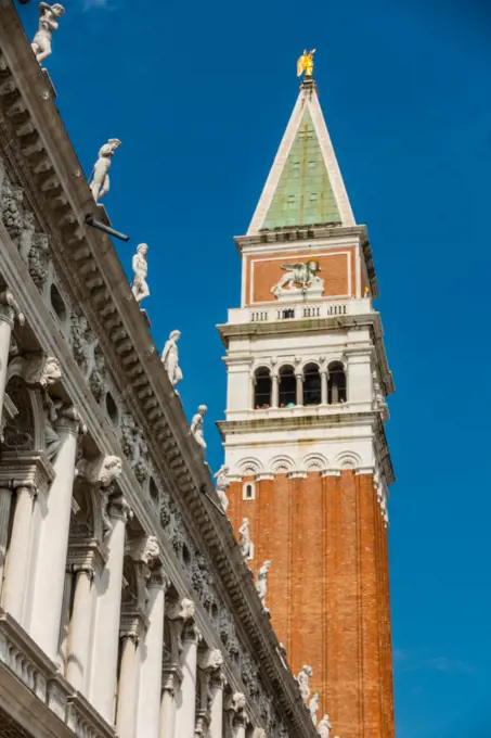 Campanile, Piazza San Marco, Venice, Venetia, Italy