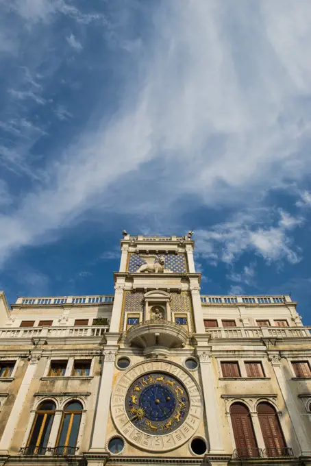 Torre dell Orologio, Piazza San Marco, Venice, Venetia, Italy