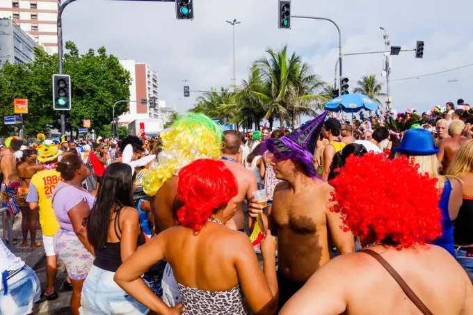 Rio de Janeiro, street carnival, Brazil