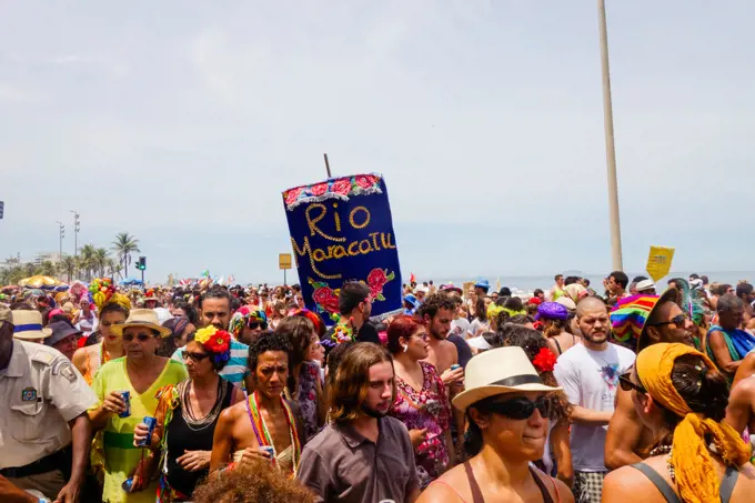 Rio de Janeiro, Ipanema Beach, Street carnival, Brazil