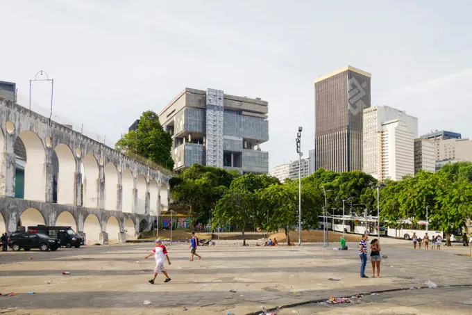 Rio de Janeiro, Centro, Arcos da Lapa, Petrobras, Brazil